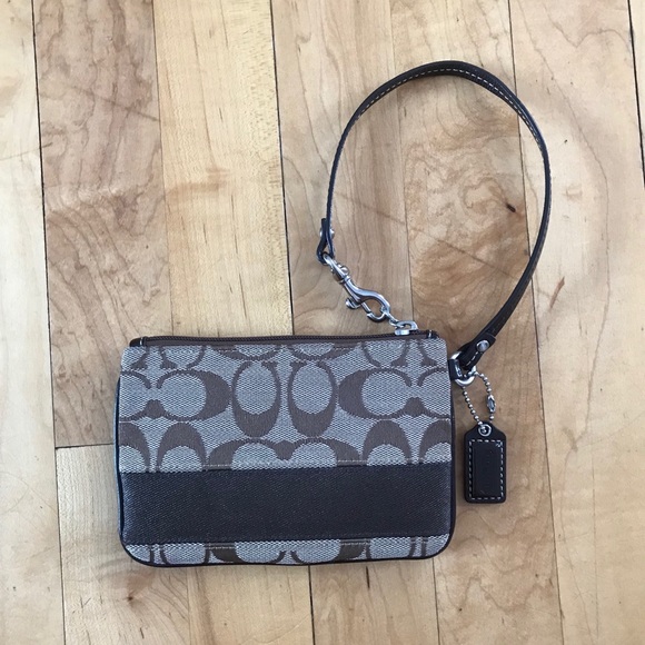 Coach Handbags - Coach Brown Wristlet